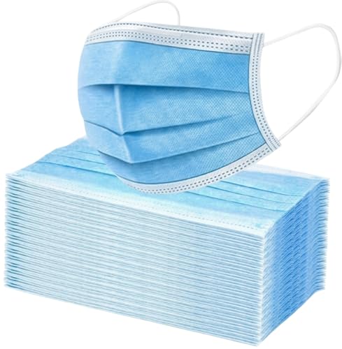 CHARLES (Pack of 100) Disposable 3-Ply Face Mask | Soft on Skin |...