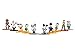 Jada Nano Metalfigs Disney 10 Pack Miniature diecast Figures, Multicolor, 1.65
