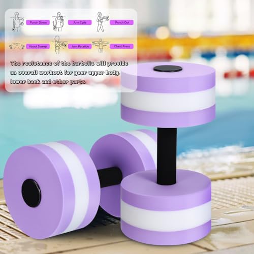 HANABASS 2pcs Mancuernas Acuáticas para Aeróbicos en Agua miniatura 4