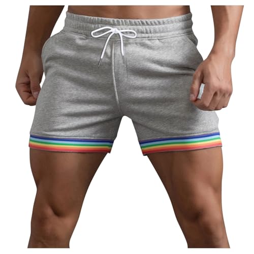 Gsheocm Bañador para hombre de secado rápido, pantalones cortos de baño para hombre, pantalones de deporte, pantalones cortos de natación con bolsillos, pantalones cortos de playa, transpirables,