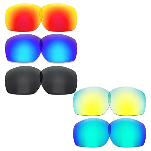 Lentilles pour Oakley Big Taco : 5 paires de verres de rechange compatibles pour lunettes