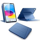 ESR iPad 11世代 ケース A16 iPad 第10世代 / 第11世代 専用カバー (2022/2025モデル) 耐衝撃 縦横スタンド 自動ウェイク/スリープ マルチアングルケース ペン収納なし 安定設計 11インチ/10.9インチ Flipシリーズ ネイビーブルー