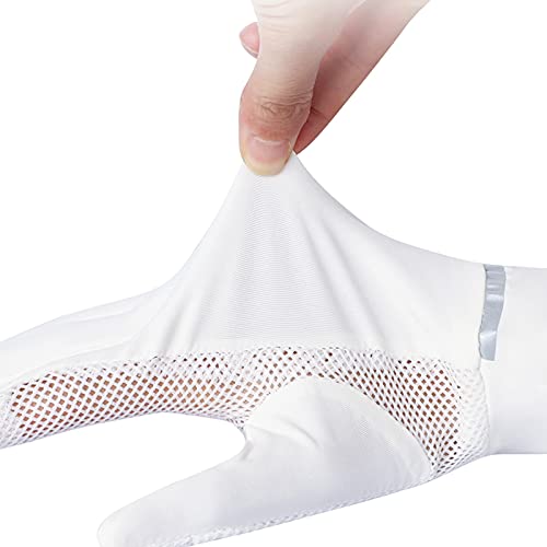 Luvas de verão para dirigir masculinas com proteção anti-UV, protetor solar, tela sensível ao toque,