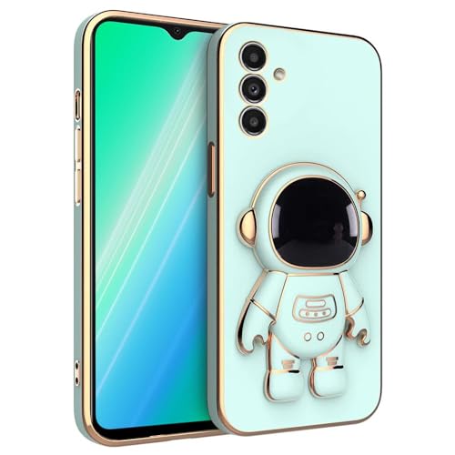 Image of for Samsung Galaxy A57 5G Case Cute 3D Astronaut Stand Design Camera Protection Shockproof Soft Back Cover for Samsung Galaxy A57 5G (Mint)
