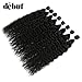 DÉBUT synthetic hair bundles with simple closure weave bundles with frontal swiss lace 9pcs Water Wave 20 inch 240g high temperature fiber