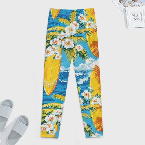 Adugen Origei Mens Soft Elastic Waistband Sleep Pajama Pants Flowers Pattern Lounge Sleepwear Pants PJ Bottoms4