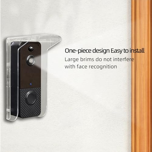 dgyezhao Regenschutz für türklingel, Ring Video Türklingel,wasserdichte Abdeckung für,Regenschutz Türklingel Klingel außen geeignet für die meisten Videotürklingeln