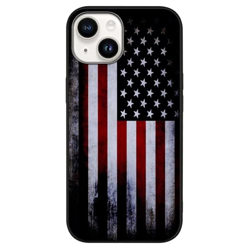 Coque iPhone 14 antichoc et anti-rayures motif drapeau US