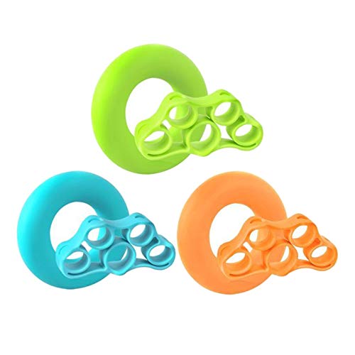 Bonarty 6pcs Hand Grip Strengthener Finger Stretcher Exerciser Trainer Forearm