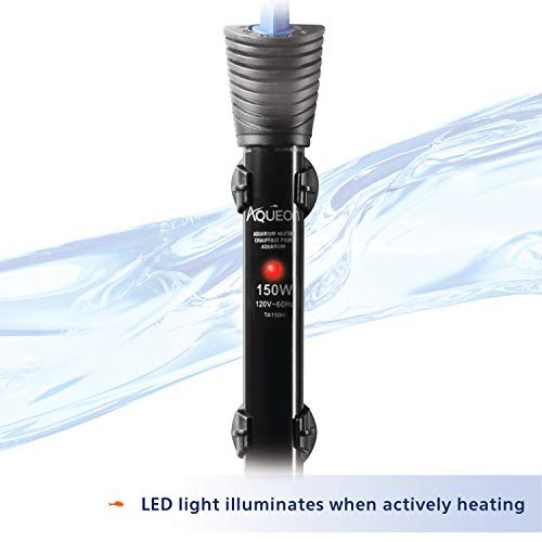 Image of Aqueon Submersible Aquarium Heater, 150 W, Up to 20 Gallons