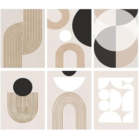 Tableau Abstrait DKDDSSS Lot de 6 Cover