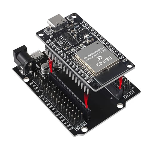 Image of 3Set ESP32 ESP-32S WiFi Development Board NodeMCU-32S Microcontroller Processor Integrated with ESP32 Development Board GPIO Breakout Board 30Pin Type-C Micro USB Dual Interface ESP32 Shield 30P