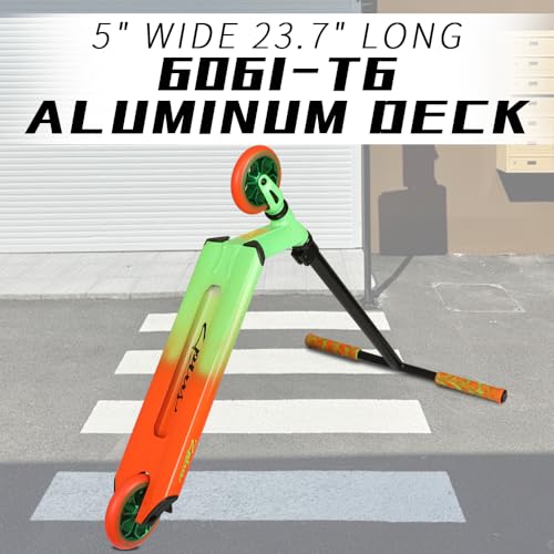 Image of Zplus Pro Trick Scooter for Pros and Beginner Stunt Scooters - with Wide Deck Freestyle Scooter - Suitable for Kids,Teens and 8+ Years