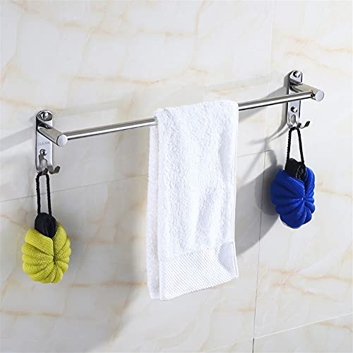 Barre de suspension murale en acier brossé pour linge de bain