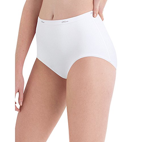 Hanes Women's Panties Pack, Cotton Moisture-Wicking Underwear, Ultra-Soft and Breathable, Tagless Multipack (Colors May Vary)