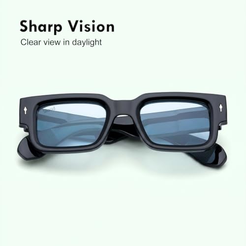 Image of Stood Bold Sunglasses |Chunky Square | Full Rim | UV Protected | Shiny | Medium | Men & Women | SG-STD0014