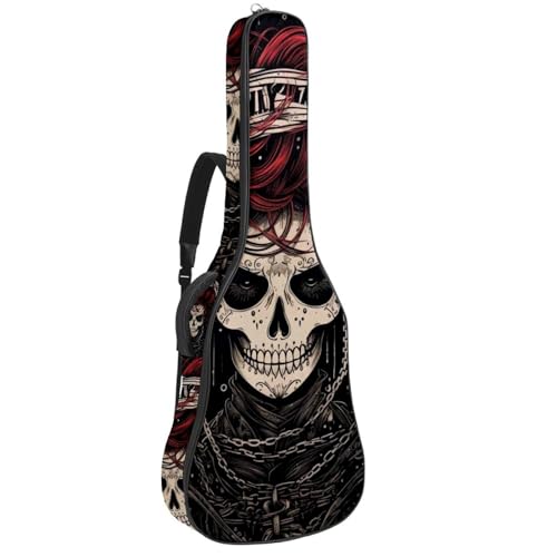 Sac de transport pour guitare acoustique antichoc et imperméable housse rembourrée 106,7 cm