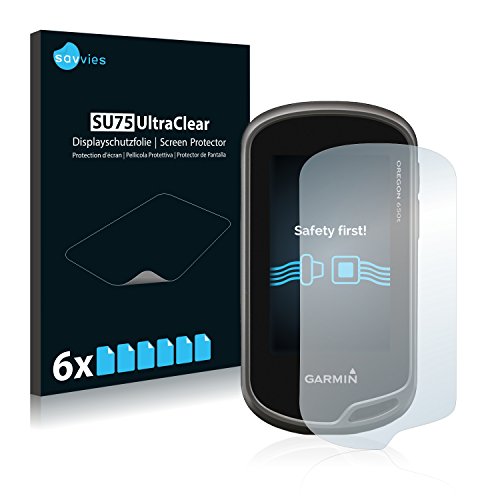 savvies Protector Pantalla para Garmin Oregon 650t 6 Unidades   Película Ultra Transparente