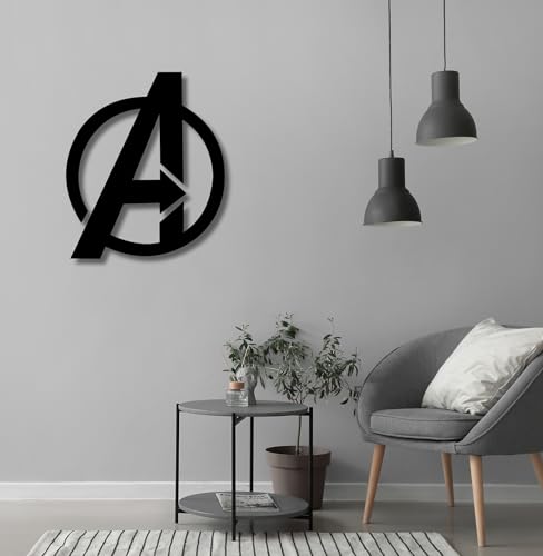 Image of TWIGGY Superhero MDF Wall Decor Art for Home, Office, or Gaming Room, Gift, Anime (pack of 1 | The Avengers)
