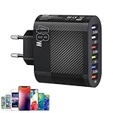 Système de protection amélioré : ce chargeur USB utilise une technologie shunt intelligente pour protéger votre appareil et la durée de vie de la batterie contre les surintensités, les surchauffes et les surcharges en modifiant le courant de sortie en fonction des besoins de l'appareil.