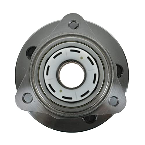 Image of TRQ Front Left and Right Wheel Bearing and Hub Assembly Set 2 Piece Compatible with 98-00 Ford Ranger 4WD with 2 Wheel ABS Brakes 98-00 Mazda B3000 4WD B4000 ABS Brakes