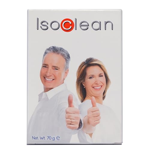 Isoclean Bustine Detergenti per Protesi Dentarie - 10 Bustine - Pulizia Profonda Igienizzante - Compatibili con Protesi Flessibili