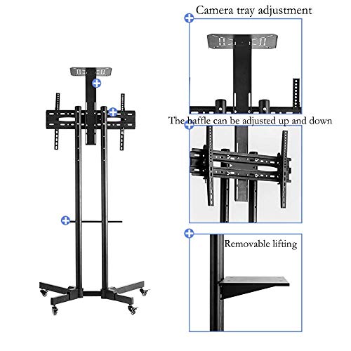 Soporte Universal para TV con Ruedas y Altura Ajustable miniatura 3