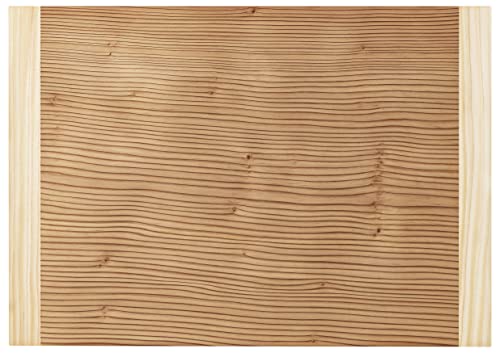 アンドエヌイー(&NE) 古代杉 折敷 ハレとケ 幅37cm×奥行26cm×高さ0.5cm 木製ランチョンマット 日本製 両面膳 マット 天然木 木目調 高級 木の香り コーティング加工 水洗い可能 ヒノキ 長方形 NTR-301 - アンドエヌイー(&NE) - 商品画像