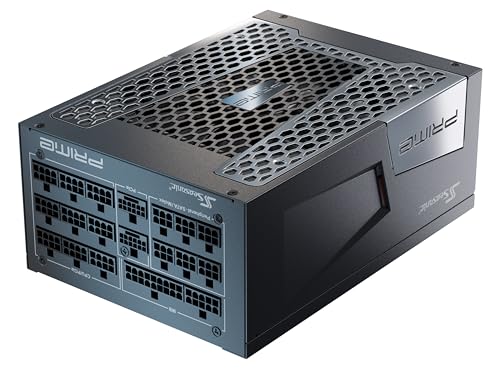 Seasonic Prime TX-1600-1600W - 80+ Titanium - ATX 3.0 & PCIe 5.0 Ready - Fully Modular - Premium Japanese Capacitors - Nvidia RTX 40/50 & AMD GPU Compatible (Ref. SSR-1600TR2)