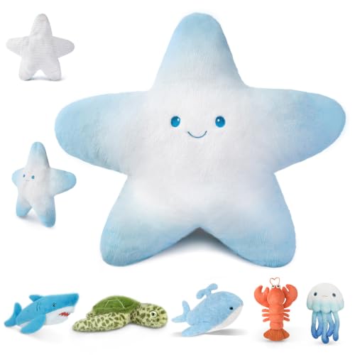 Image of Niuniu Daddy Weighted Stuffed Animals, 20 in 3.3 lbs Starfish Calming Plush