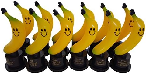 Dondor Plastic Gold Trophy Awards - Bulk Trophy Awards! (TOP Banana) - 3