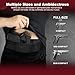 Belly Band Holster for Concealed Carry - Gun Holster for Men & Women, Ambidextrous Design, Double Mag Pouch for Most Pistols and Revolvers