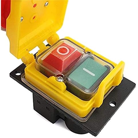 Emergency Stop Saftey Red Cut Off Killer 250V Universal DKLD DZ-6-2 15 Amp NVR Switch Cover