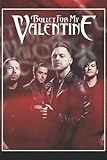  Bullet for My Valentine Notebook: 110 Wide Lined Pages - 6\" x 9\" - Planner, Journal, Notebook, Composition Book, Diary for Women, Men, Teens, and Children