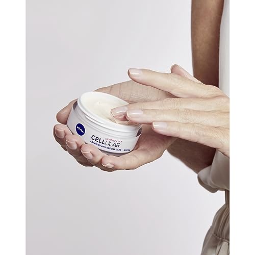 NIVEA 2er Pack Cellular Expert Lift Anti Faltcremes Set für Tag und Nacht SPF 30, 2x50ml