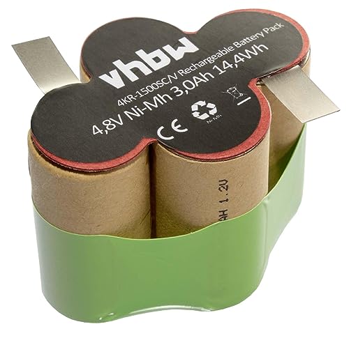 vhbw NiMH Battery 2000mAh (14.4V) for Robot Vacuum Cleaner Household Robots Dirt Devil Fusion M611, Libero, M606, M606-1, M606-2, M606-3, M606-4, M607