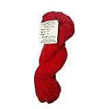 Candide Wool Yarn Christmas Stocking Knitting Kit (2oz / 107yd Replacement Yarn Skein, Scarlet Red)