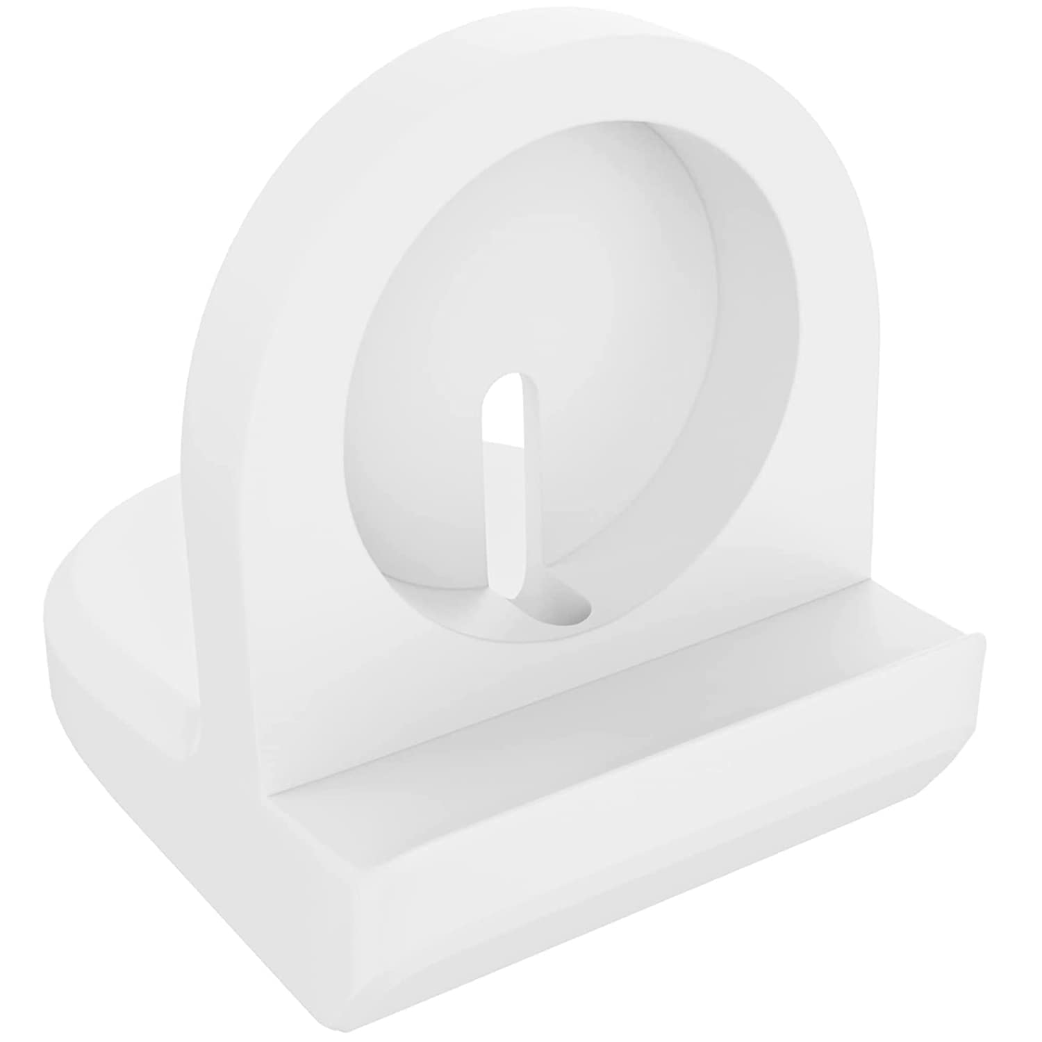 M.G.R.J® Non-Slip Silicone Charging Dock Holder Compatible for Samsung Galaxy Watch 4 (40,44mm)/Classic (42,46mm)/ Watch 3 (41,45mm)/ Active, Active 2 40,44mm (Integrated Cable Management) (White) (B0B364D92G) Amazon Price History, Amazon Price Tracker