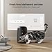 PETLIBRO Automatic Cat Feeder, Wi-Fi Rechargeable Cats Food Dispenser Battery-Operated with 30-Day Life, AIR 2.4G Wi-Fi Timed Pet Feeder for Cats & Dogs, 2L Auto Cats Feeder, Black
