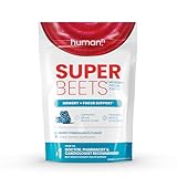 HumanN SuperBeets Brain Supplements for Memory and Focus Chews, Mental Alertness, Clinically Studied Nootropics, Resveratrol Supplement Plus Beet Root Powder, Blueberry Pomegranate Flavor, 30 Count