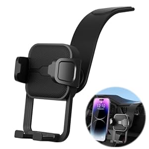 Universal Dashboard Phone Holder – Super Stable Car Mount, Bendable Titanium Alloy, Compatible with iPhone & Android Smartphones
