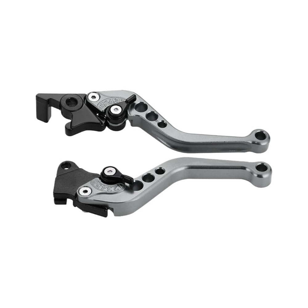 Pliqvbn Grey Clutch Brake Shafts Universal Motorcycle Brake Levers Accessories Modified Horn Adjustable Hand Lever For Gy6