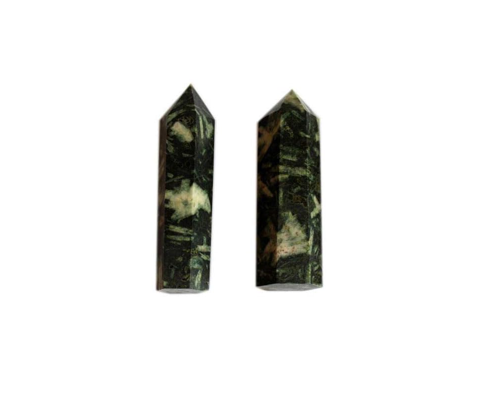 StoneStory Natural Amethyst Healing Crystal Point Faceted