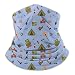 Produktbild BGDFN HCKZ Camping Icons wie Zelt Gitarre Lagerfeuer und Stiefel Illustration für Kinder Mikrofaser Halswärmer Angeln Ski Schutzhalsschal