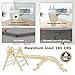 dbodb Pikler Triangle Set 7in1 Montessori Foldable Wooden Baby Climbing Toys for Toddlers 18months-6years Inside Jungle Play Gym for Kids,Indoor Playground with Ramp,Arch and Ladder