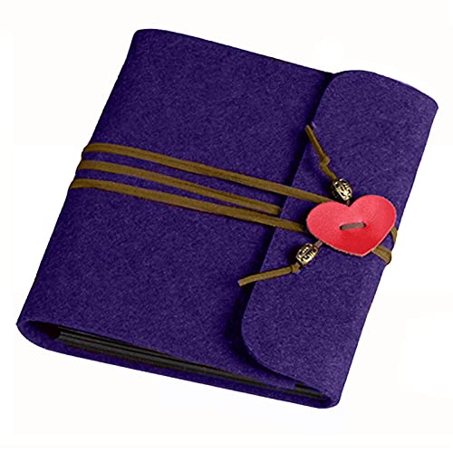 Vintage Filz Scrapbook Fotoalbum Selbstgestalten Schwarze Seiten Scrapbook Diy Fotoalbum Hochzeit Album Zum Einkleben…