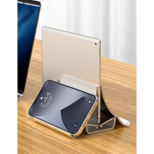 Support vertical pour ordinateur portable de bureau blanc - 8