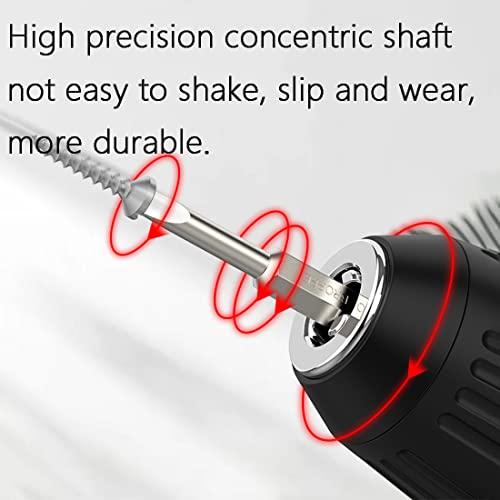 Nacx Ph2/ Sl5 Magnetic Double Ended Screwdriver Bits, S2 Power Tool, 1/4 Inch Hex Shank 2.5Inches Length, 10Pcs #TOP6
