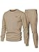 JMIERR Herren Jogginganzug Set 2-Teiliger Sweatshirt Trainingsanzug Casual Sportanzug Herren Sweatshirts und Jogginghose Tracksuit sets mit Strukturmuster,Khaki L