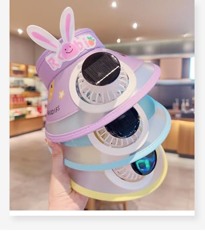 Solar Fan Hat for Kids2